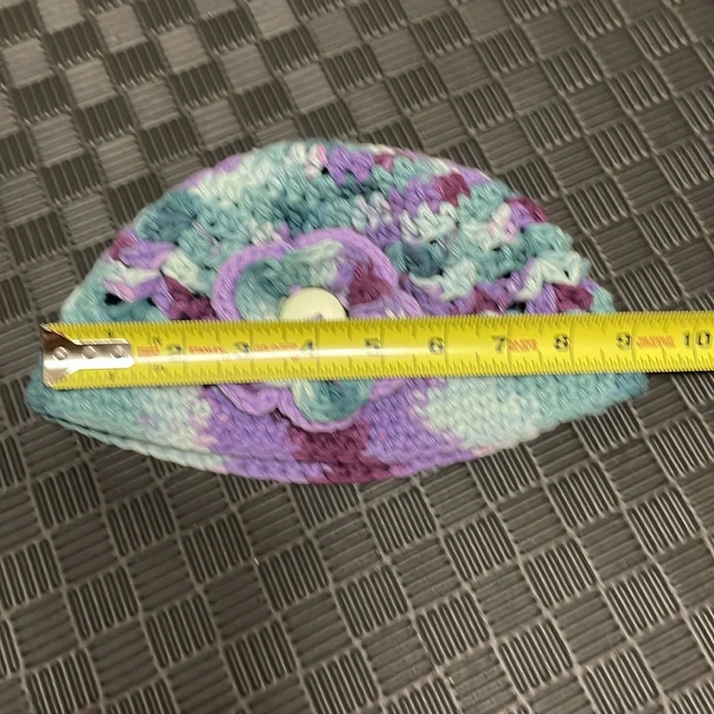 matching crochet hats one for child and other for their doll